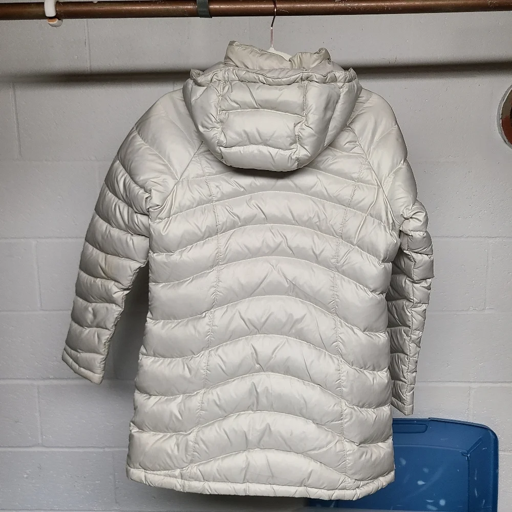 The North Face Parka Women's Size Medium Cream 600 Down Puffer Parka Jacket - Picture 2 of 8